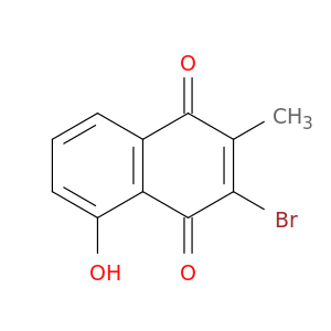 1,4-Naphthalenedione, 3-bromo-5-hydroxy-2-methyl-