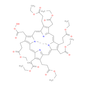 21H,23H-Porphine-2-ethaneperoxoicacid,7,12,17-tris(2-ethoxy-2-oxoethyl)-3,8,13,18-tetrakis(3-ethoxy-3-oxopropyl)-(9CI)