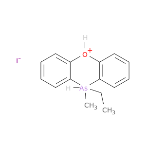 10H-Phenoxarsinium, 10-ethyl-10-methyl-, iodide