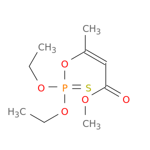 2-Butenoic acid, 3-[(diethoxyphosphinothioyl)oxy]-, methyl ester, (Z)-