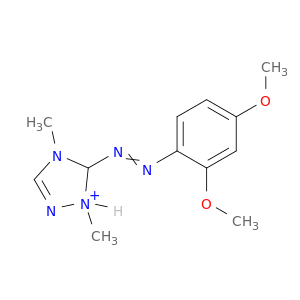 1H-1,2,4-Triazolium, 5-[(2,4-dimethoxyphenyl)azo]-1,4-dimethyl-