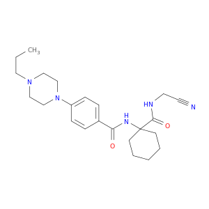 N-(1-((氰基甲基)氨甲酰基)环己基)-4-(4-丙基哌嗪-1-基)苯甲酰胺