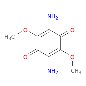 2,5-Cyclohexadiene-1,4-dione,2,5-diamino-3,6-dimethoxy-