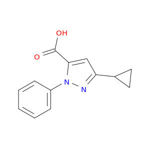 5-环丙基-2-苯基-3-吡唑羧酸
