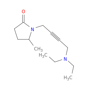 2-Pyrrolidinone, 1-[4-(diethylamino)-2-butynyl]-5-methyl-