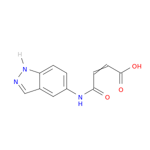 3-[(1H-indazol-5-yl)carbamoyl]prop-2-enoic Acid