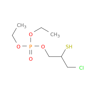 Phosphoric acid, 3-chloro-2-mercaptopropyl diethyl ester