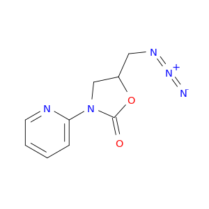 2-Oxazolidinone, 5-(azidomethyl)-3-(2-pyridinyl)-
