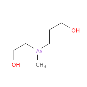 1-Propanol, 3-[(2-hydroxyethyl)methylarsino]-