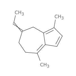 Azulene, 7-ethylidene-5,6,7,8-tetrahydro-1,4-dimethyl-