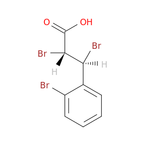 Benzenepropanoic acid, a,b,2-tribromo-, (R*,S*)- (9CI)