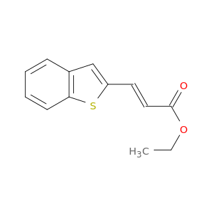 2-Propenoic acid, 3-benzo[b]thien-2-yl-, ethyl ester, (E)-
