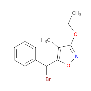 Isoxazole, 5-(bromophenylmethyl)-3-ethoxy-4-methyl-