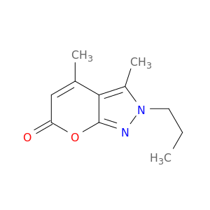 Pyrano[2,3-c]pyrazol-6(2H)-one, 3,4-dimethyl-2-propyl-