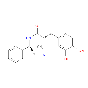Tyrphostin B44, (-) enantiomer