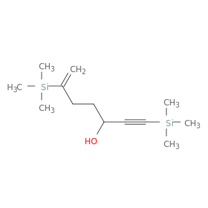 6-Hepten-1-yn-3-ol, 1,6-bis(trimethylsilyl)-