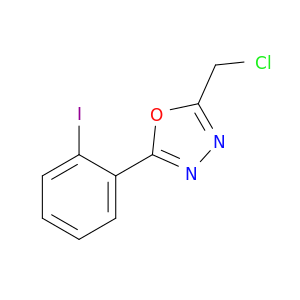 2-(Chloromethyl)-5-(2-iodophenyl)-1,3,4-oxadiazole