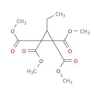 1,1,2,2-Cyclopropanetetracarboxylic acid, 3-ethyl-, tetramethyl ester