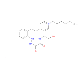 PYRIDINIUM, 1-HEXYL-4-[2-[2-[2-[2-[(2-HYDROXYETHYL)AMINO]-2-OXOACETYL]HYDRAZINYL]PHENYL]ETHYL]-, IODIDE (1:1)