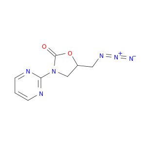2-Oxazolidinone, 5-(azidomethyl)-3-(2-pyrimidinyl)-