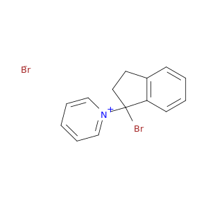 Pyridinium, 1-(bromo-2,3-dihydro-1H-indenyl)-, bromide
