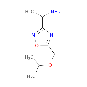 1-{5-[(丙烷-2-氧基)甲基]-1,2,4-噁二唑-3-基}乙烷-1-胺