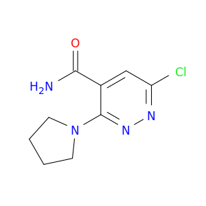 4-Pyridazinecarboxamide, 6-chloro-3-(1-pyrrolidinyl)-