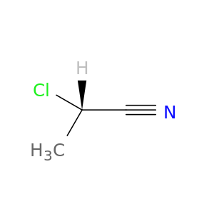 Propanenitrile, 2-chloro-, (2S)-