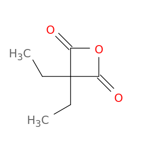 2,4-Oxetanedione, 3,3-diethyl-