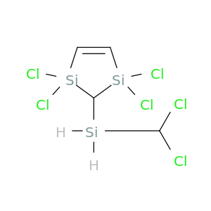 1,3-Disilacyclopent-4-ene, 1,1,3,3-tetrachloro-2-(dichloromethylsilyl)-