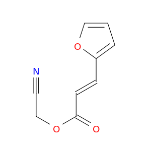 2-Propenoic acid, 3-(2-furanyl)-, cyanomethyl ester, (E)-