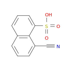 1-Naphthalenesulfonic acid, 8-cyano-