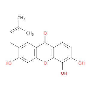9H-Xanthen-9-one, 3,5,6-trihydroxy-2-(3-methyl-2-butenyl)-