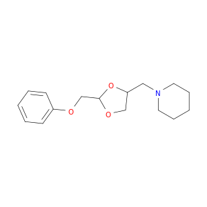 Piperidine, 1-[[2-(phenoxymethyl)-1,3-dioxolan-4-yl]methyl]-