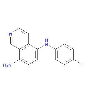 5-N-(4-Fluorophenyl)isoquinoline-5,8-diamine