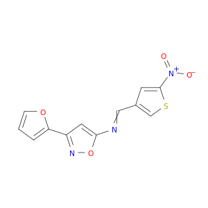 5-Isoxazolamine,3-(2-furanyl)-N-[(5-nitro-3-thienyl)methylene]-