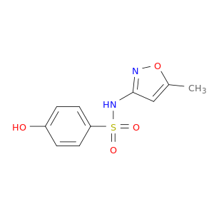 Benzenesulfonamide, 4-hydroxy-N-(5-methyl-3-isoxazolyl)-