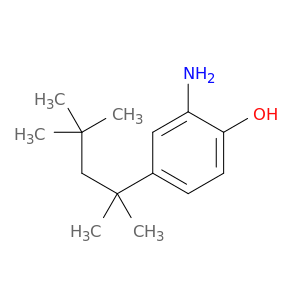 2-氨基-4-(2,4,4-三甲基戊-2-基)苯酚