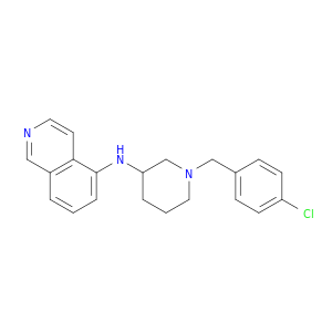 5-Isoquinolinamine, N-[1-[(4-chlorophenyl)methyl]-3-piperidinyl]-