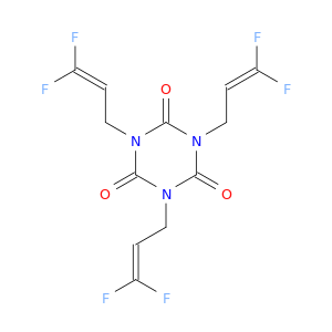 1,3,5-三(3,3-二氟-2-丙烯-1-基)-1,3,5-三嗪-2,4,6(1H,3H,5H)-图