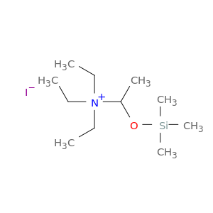 Ethanaminium, N,N,N-triethyl-1-[(trimethylsilyl)oxy]-, iodide