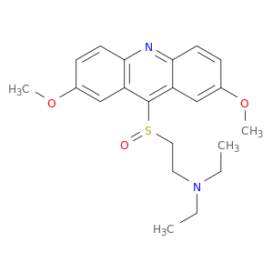 Ethanamine, 2-[(2,7-dimethoxy-9-acridinyl)sulfinyl]-N,N-diethyl-