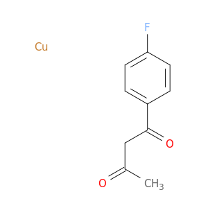 copper; 1-(4-fluorophenyl)butane-1,3-dione