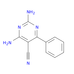 5-Pyrimidinecarbonitrile, 2,4-diamino-6-phenyl-