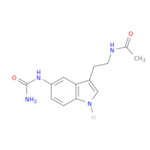 Acetamide, N-[2-[5-[(aminocarbonyl)amino]-1H-indol-3-yl]ethyl]-