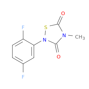 1,2,4-Thiadiazolidine-3,5-dione, 2-(2,5-difluorophenyl)-4-methyl-