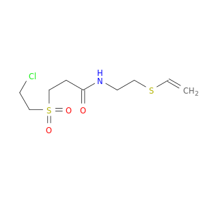 Propanamide, 3-[(2-chloroethyl)sulfonyl]-N-[2-(ethenylthio)ethyl]-