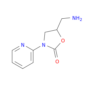 2-Oxazolidinone, 5-(aminomethyl)-3-(2-pyridinyl)-