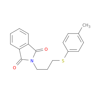 1H-Isoindole-1,3(2H)-dione, 2-[3-[(4-methylphenyl)thio]propyl]-