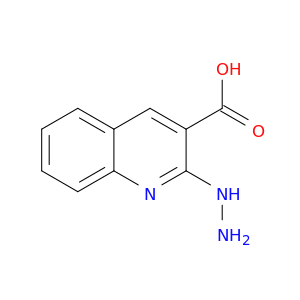 3-Quinolinecarboxylicacid, 2-hydrazinyl-